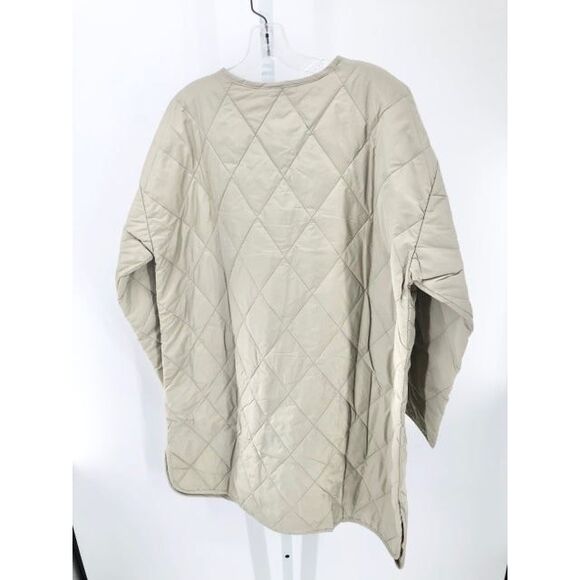 Michael Stars Sonnet Quilted Button Up Jacket Light Olive – New - Picture 2 of 11